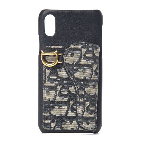 Saddle Dior Oblique iPhone X case 